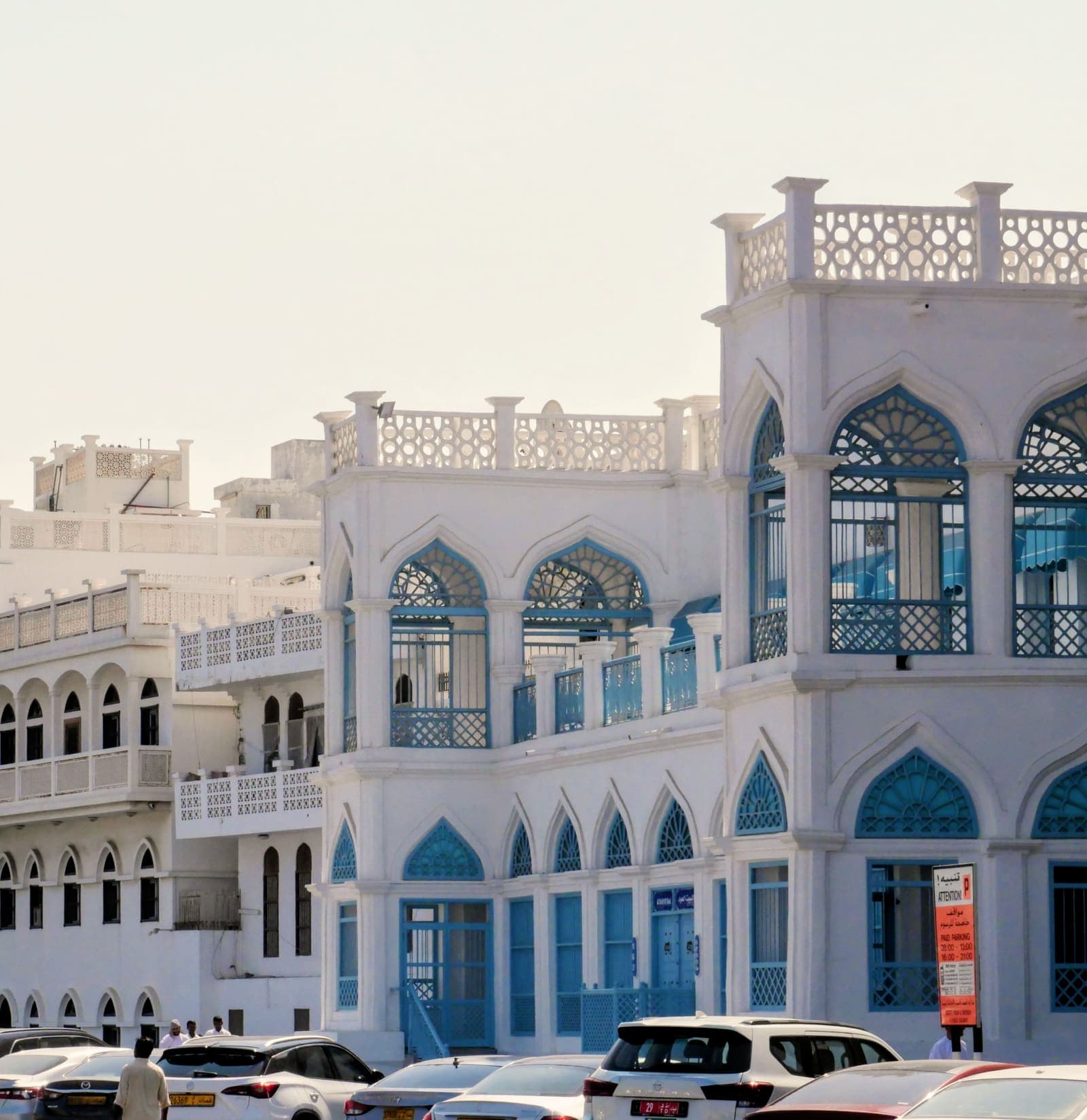 بيوت تجار قديمة على كورنيش مطرح في مسقط